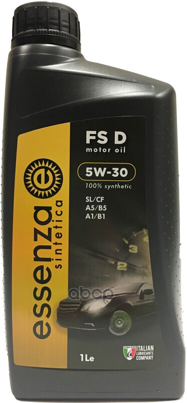 Essenza Essenza Sintetica Fs D 5W30 A5/B5  1Л. 100%  Синт. [Допуск Ford 913D] (Масло Моторное)