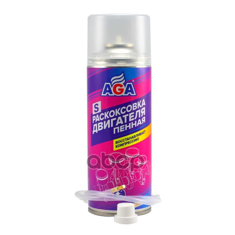 AGA Раскоксовка двигателя пенная (520ml)