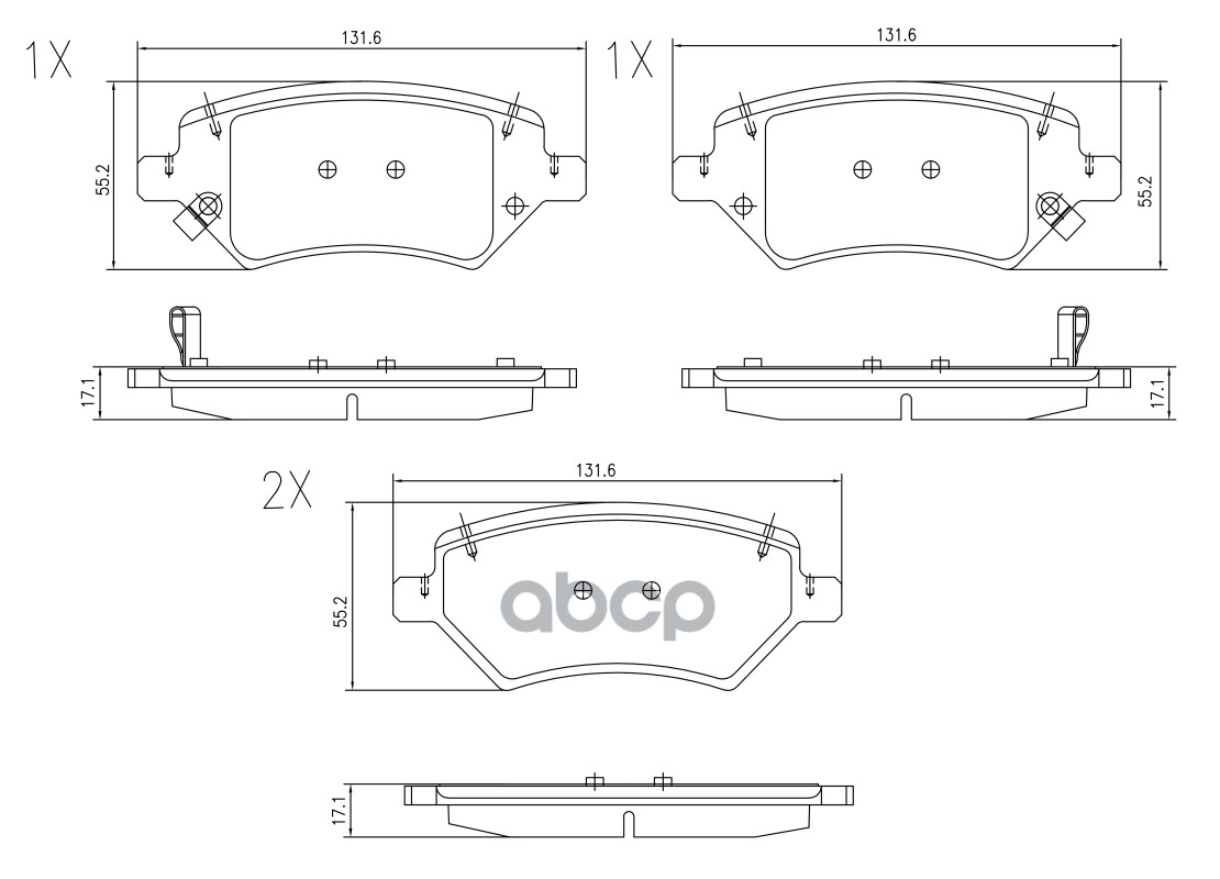 Колодки тормозные BARNETT