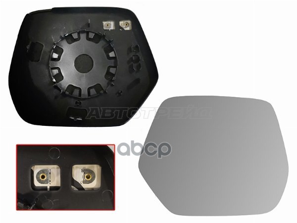 Полотно зеркала Honda CR-V 11-18 (Справа/ Обогрев/ асферическое) Sat арт. ST-HD68-940G-1