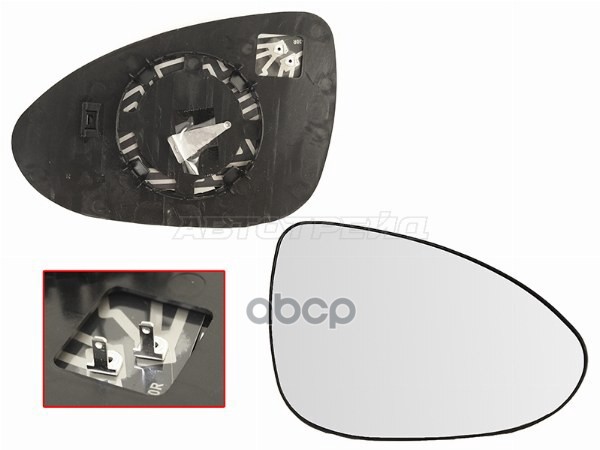 Полотно зеркала Chevrolet Aveo 11-15 (Справа/ для электрического) Sat арт. ST-CVA6-940G-A1