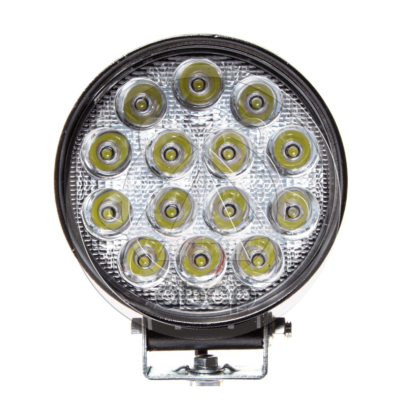 Фара светодиодная Avtoelectrica круглая 14 LED направленный свет 42W, (115 х 55 х 142) 12/24V AE42R-14LED-55HC 09.1891