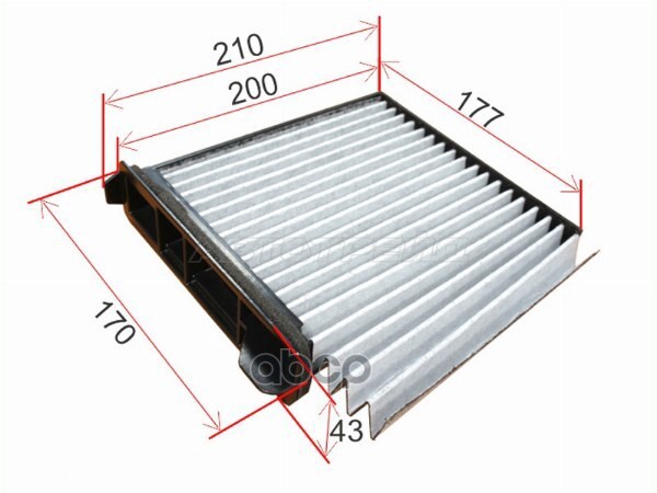 Фильтр салонный Nissan March 02-05 / Cube 02-08 Sat арт. ST-AY684-NS007-U