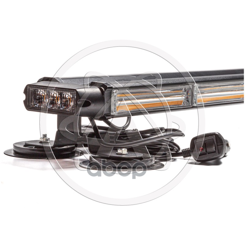 Балка проблесковая оранжевая AE102W-8COB-4S-M 102Вт, 1224В, 4-стор., 8+8+2 блока