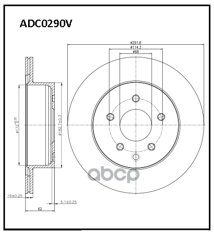 Диск тормозной