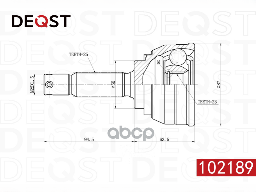 ШРУС MITSUBISHI SPACE WAGON/GALANT 84-91 нар.