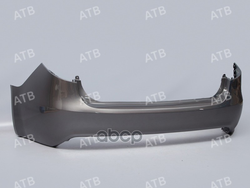 бампер Kia Rio 3 2011-2015 седан задний Серый (Carbon Grey) SAE ATB