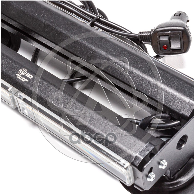 Балка светодиодная 12/24V 24Вт на магните стробоскоп 2 стор.(2+2 блока COB) AVT