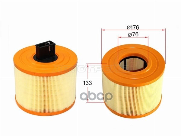 Фильтр воздушный BMW 1-Series 04-13 / 3-Series 05-14 Sat арт. ST-13717536006