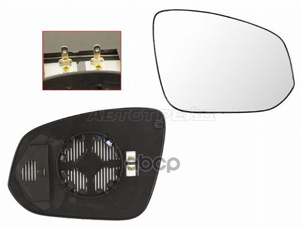 Полотно зеркала Toyota Highlander 13-20 (Справа/ Обогрев) Sat арт. ST-TYG4-940G-1