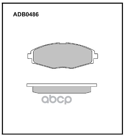 Тормозные дисковые передние колодки