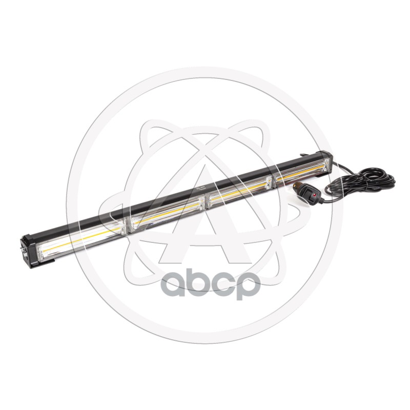 Балка проблесковая оранжевая AE24W-4COB-1S 24Вт, 1224В, 1-стор., 4 блока COB, 18