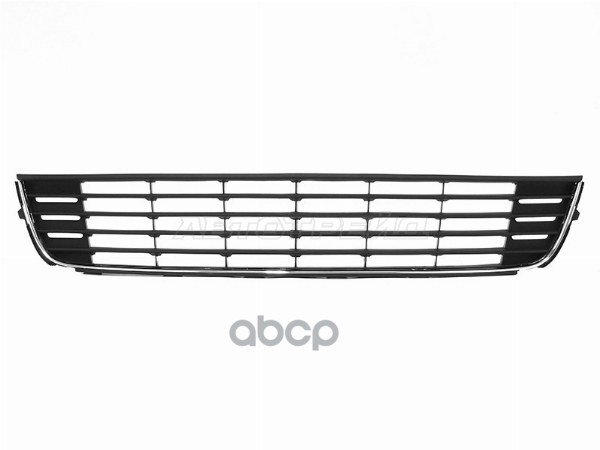 Решетка в бампер Volkswagen Caddy 10-15 / Touran 10-15 (черная) Sat арт. ST-VW66-000G-0