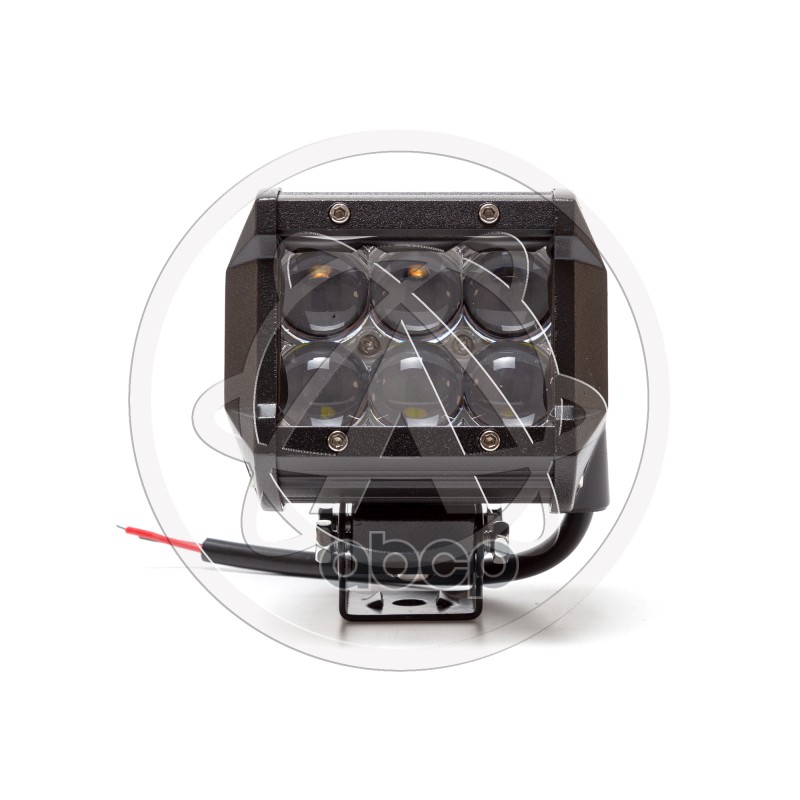 Фара дополнительная светодиодная (LED) AE18RT-6LED-5DLENS-HC прямоугольная, напр