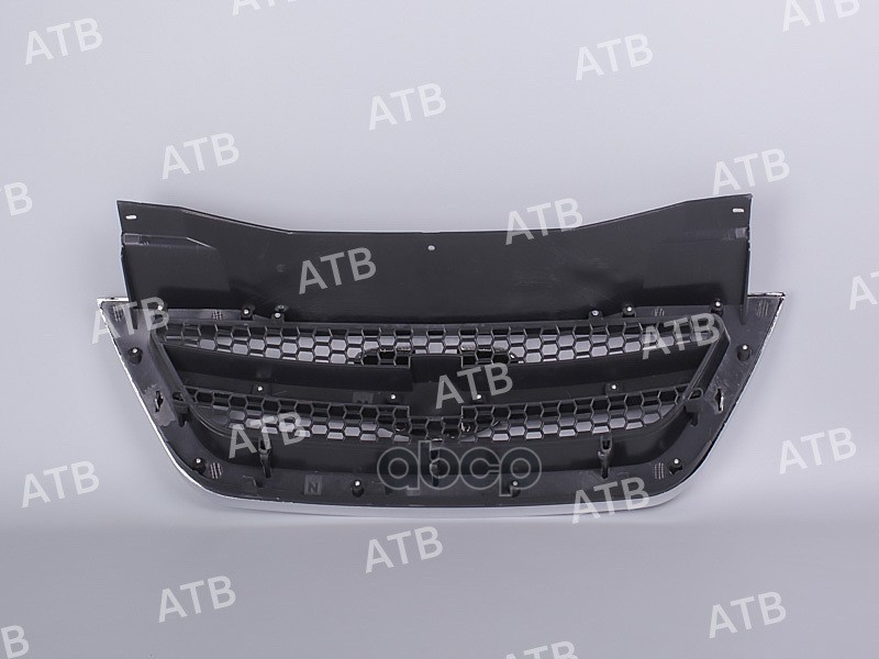 решетка радиатора Daewoo Nexia 1 2008-2016 рестайлинг хром N150 (в сборе) ATB