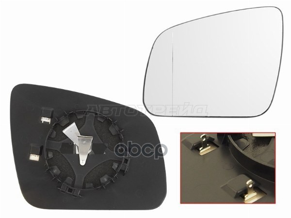 Полотно зеркала Mercedes-Benz C-Class 07-11 (Слева/ Обогрев/ асферическое) Sat арт. ST-MD08-940G-2