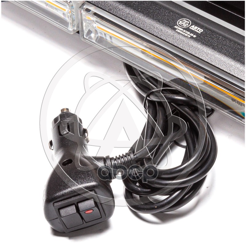 Балка светодиодная 12/24V 36Вт на магните стробоскоп 2 стор.(3+3 блока COB) AVTO