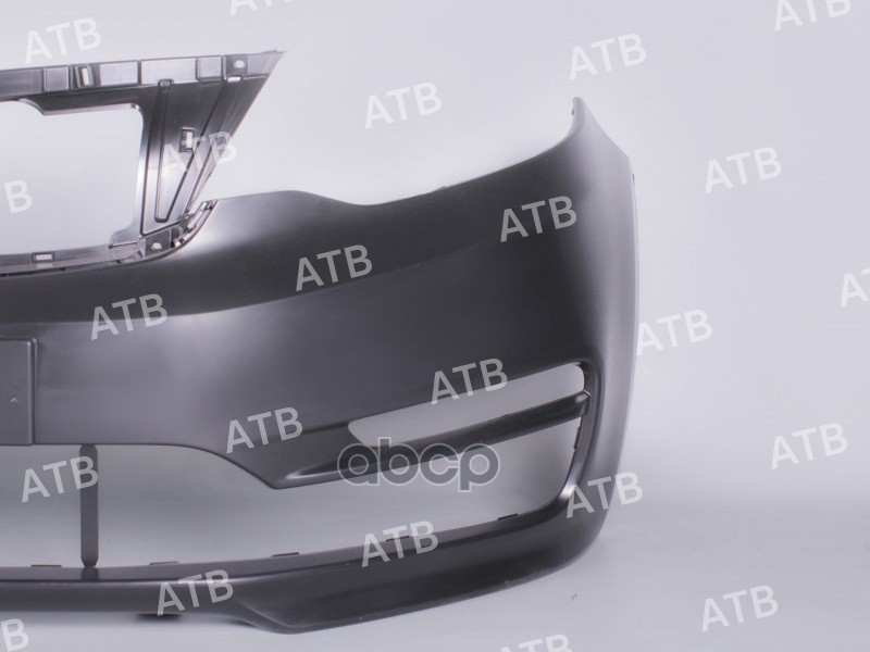 бампер Kia Rio 3 2015-2017 рестайлинг передний под ПТФ ATB