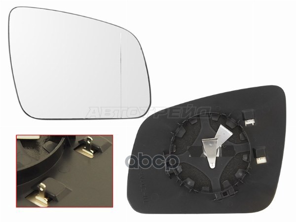 Полотно зеркала Mercedes-Benz C-Class 07-11 (Справа/ Обогрев/ асферическое) Sat арт. ST-MD08-940G-1