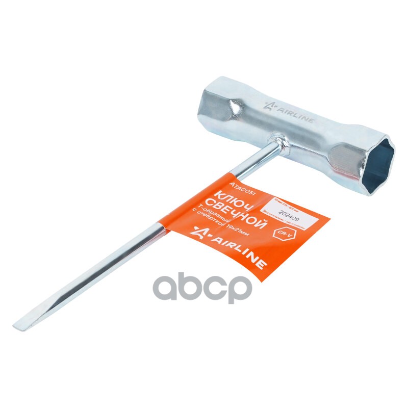 Ключ свечной Т-образный с отвёрткой 19*21мм ATAC051