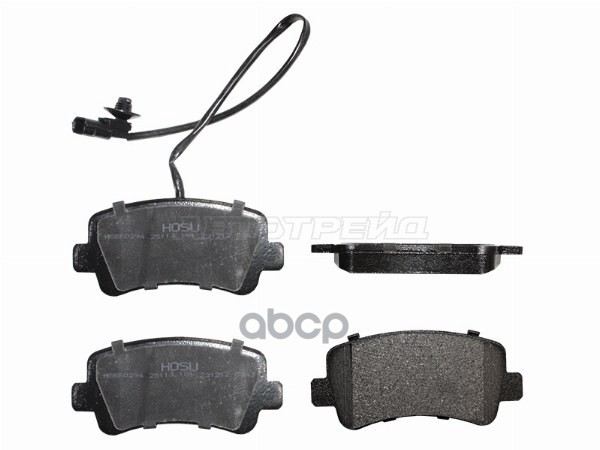 Колодки тормозные (Сзади) Nissan AD 06-16 / Renault Master 10- HOSU арт. HSBR0294