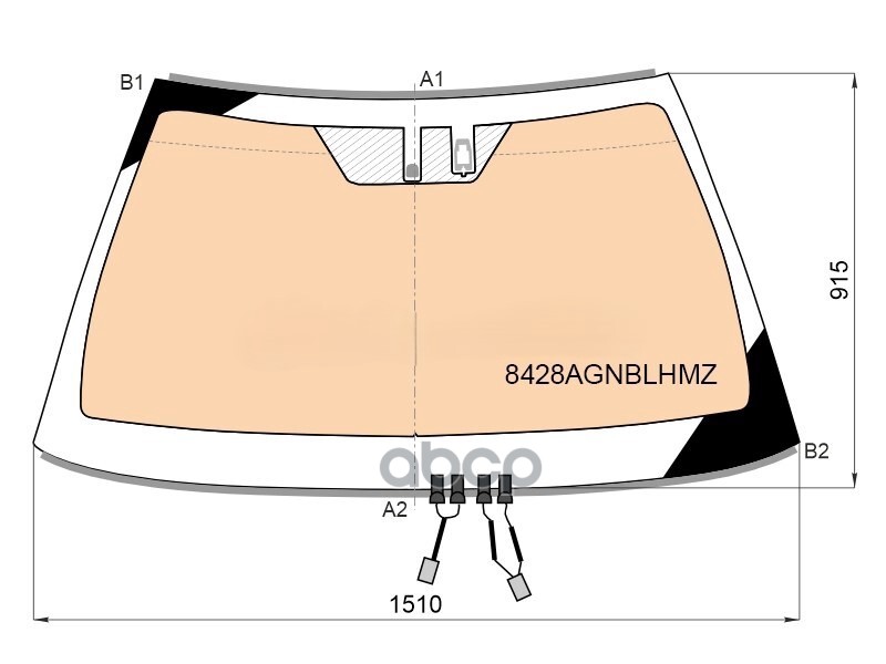 Стекло лобовое (Обогрев полный/ Датчик дождя/ Молдинг) Toyota Camry Europe/Russia (XV70) 17-22 FYG арт. 8428AGNBLHMZ