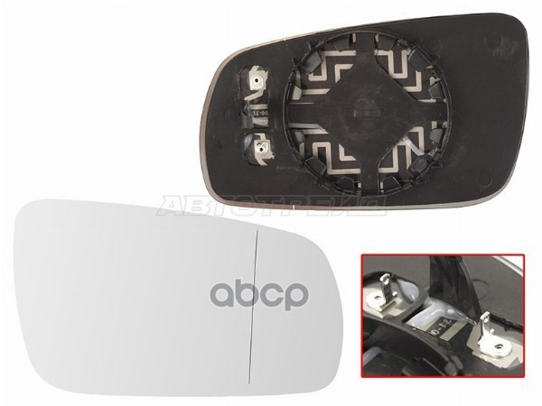 Полотно зеркала Volkswagen Golf 97-06 / Passat 96-05 (Справа/ Обогрев/ асферическое) Sat арт. ST-121-0022