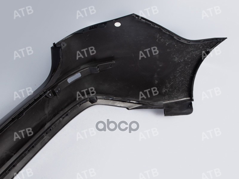 бампер Kia Rio 3 2015-2017 рестайлинг седан задний Черный (Phantom Black) MZH