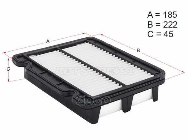 Фильтр воздушный Chevrolet Aveo 02-11 / Ravon Nexia R3 16-20 HOSU арт. HSAF0002