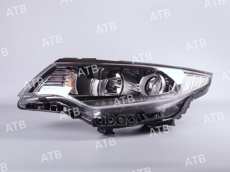 блок фара Kia Optima 4 2016-2018 линза + галоген с ДХО под эл. кор. левая ATB