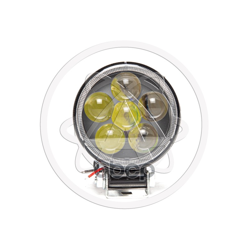 Фара дополнительная светодиодная (LED) AE18R-6LED-LENS-HC, круглая направленный