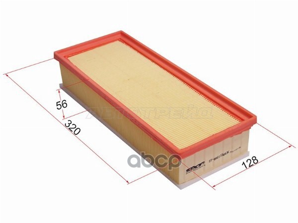 Фильтр воздушный Audi A4 00-15 / A5 07-16 Sat арт. ST-8R0133843K