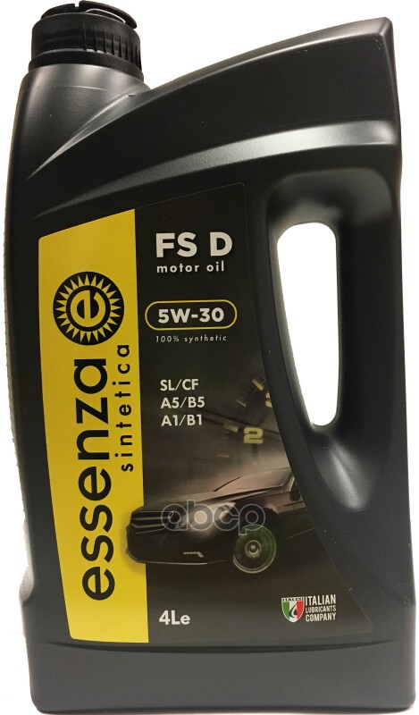 Essenza Essenza Sintetica Fs D 5W30 A5/B5  4Л. 100%  Синт. [Допуск Ford 913D] (Масло Моторное)