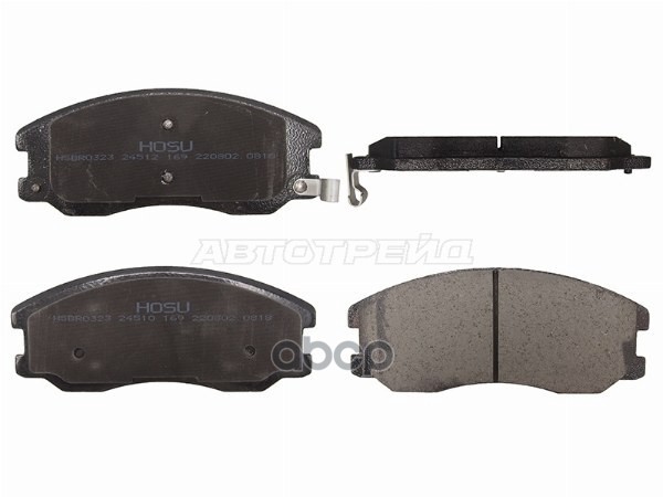 Колодки тормозные (Спереди) Chevrolet Captiva 06-15 / Opel Antara 06-15 HOSU арт. HSBR0323