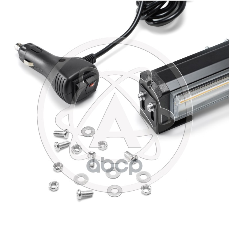 Балка проблесковая оранжевая AE6W-1COB-1S (комплект из 2-х штук) 6Вт, 1224В, 1-с