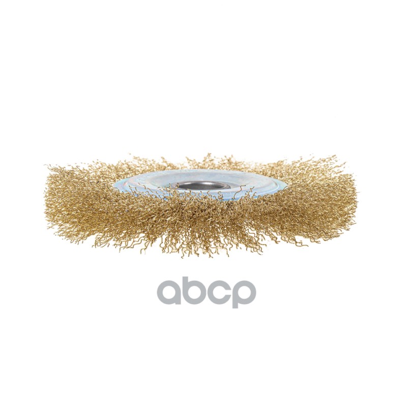 Щетка для УШМ плоская 150 мм, посадка 22.2 мм, латунированная проволока d=0.3мм, 3750 об/мин ARNEZI R8042150 Щетка для УШМ плоская 150 мм, посадка 22.2 мм, латунированная проволока d=0.3мм, 3750 об/мин ARNEZI R8042150