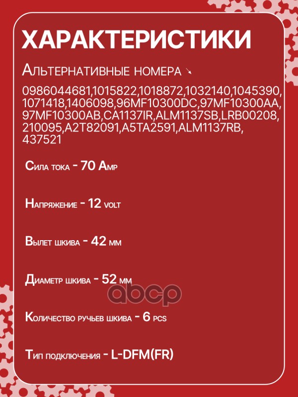 Генератор восстановленный