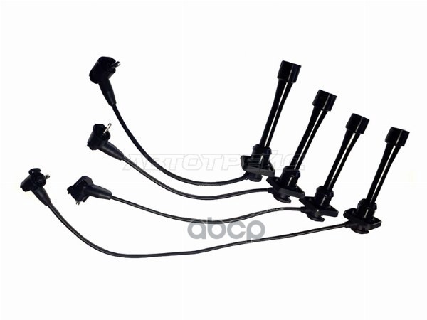 Провода высоковольтные TOYOTA 4A/7A-FE 96- (квадрат. резин.) Sat арт. ST-90919-22381