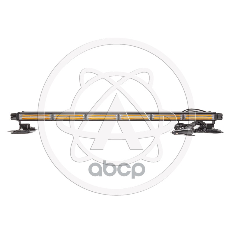 Балка светодиодная 12/24V 78Вт на магните стробоскоп 4 стор.(6+6+2 блока COB) AV