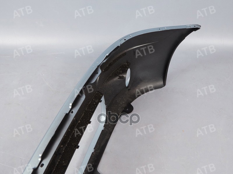 бампер Daewoo Matiz 1 2000-2015 рестайлинг передний под ПТФ Серо-голубой GCW A