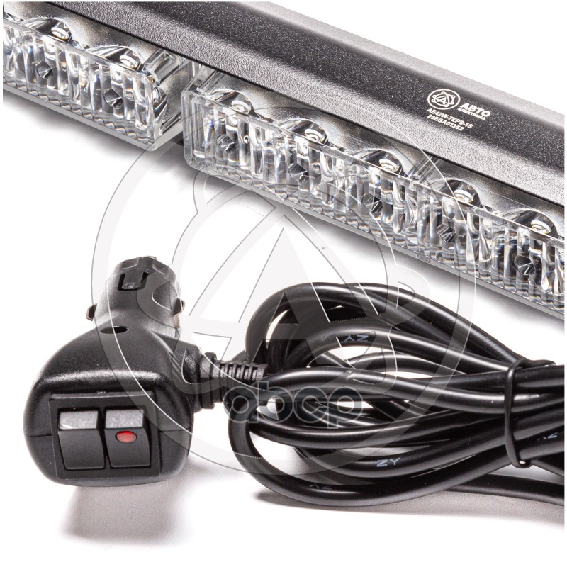 Балка проблесковая оранжевая AE42W-7EPS-1S 42Вт, 1224В, 1-стор., 7 блоков Epista