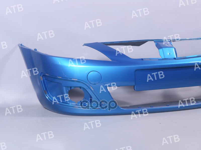 бампер Лада Ларгус передний Лазурно-синий 498 ATB