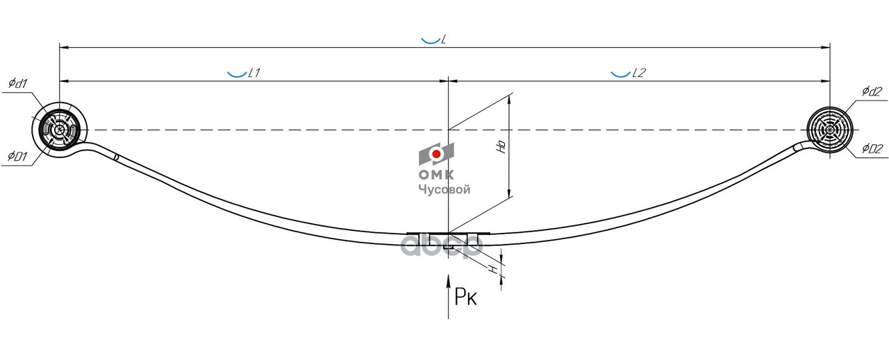 Рессора задняя 771901FD-2912012-E-10