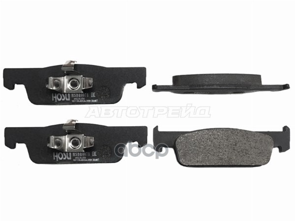 Колодки тормозные (Спереди) Renault Logan 09-22 / Sandero 14-18 HOSU арт. HSBR0071