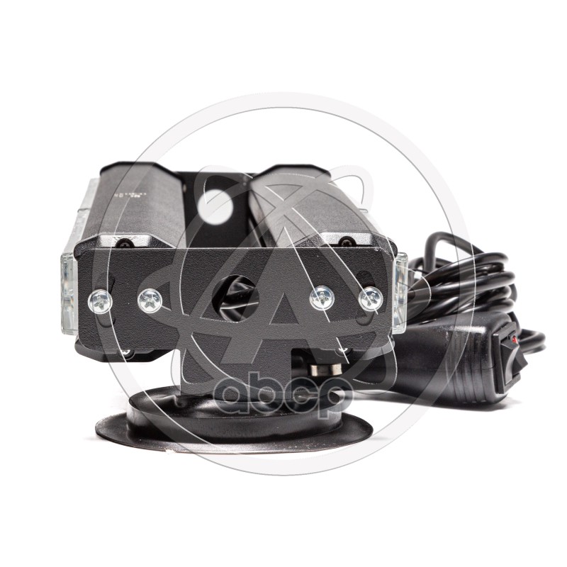 Балка светодиодная 12/24V 24Вт на магните стробоскоп 2 стор.(2+2 блока COB) AVT