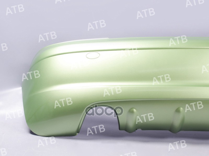 бампер Daewoo Matiz 1 2000-2015 рестайлинг задний Зеленое яблоко 38U ATB