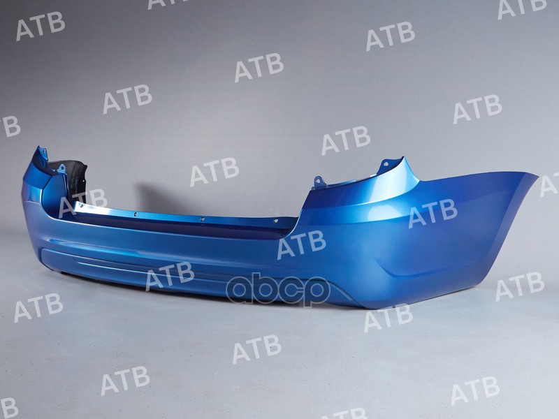 бампер Лада Гранта 2 FL седан задний Голубая планета 418 полноокрашенный ATB