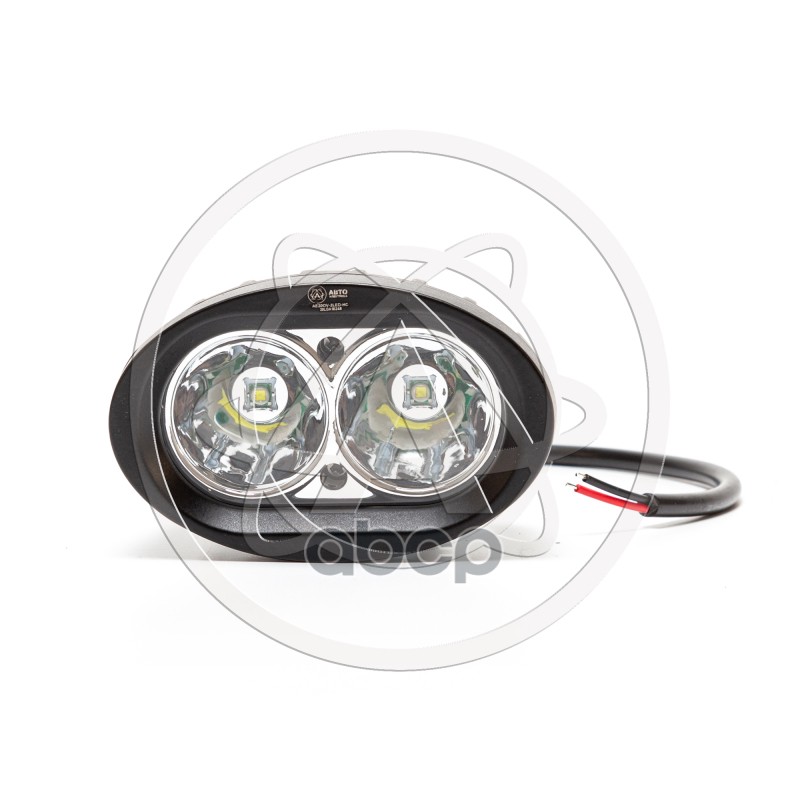 Фара светодиодная Avtoelectrica овальная 2 LED направленный свет 20W (96 х 71 х 80) 12/24V AE20OV-2LED-HC 09.2020