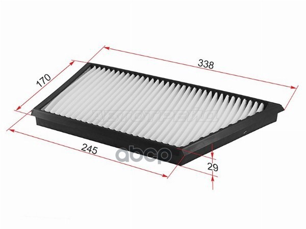 Фильтр салонный Peugeot 206 98-09 Sat арт. ST-6447.AZ