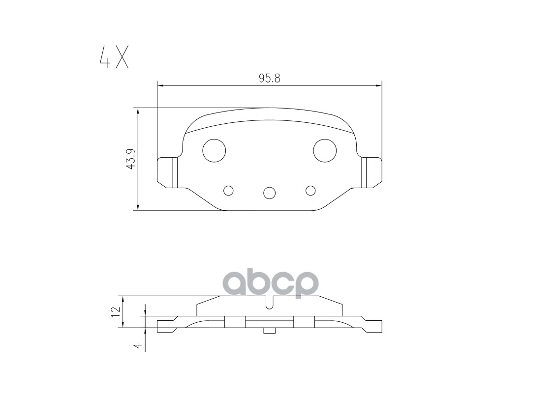 Колодки тормозные BARNETT